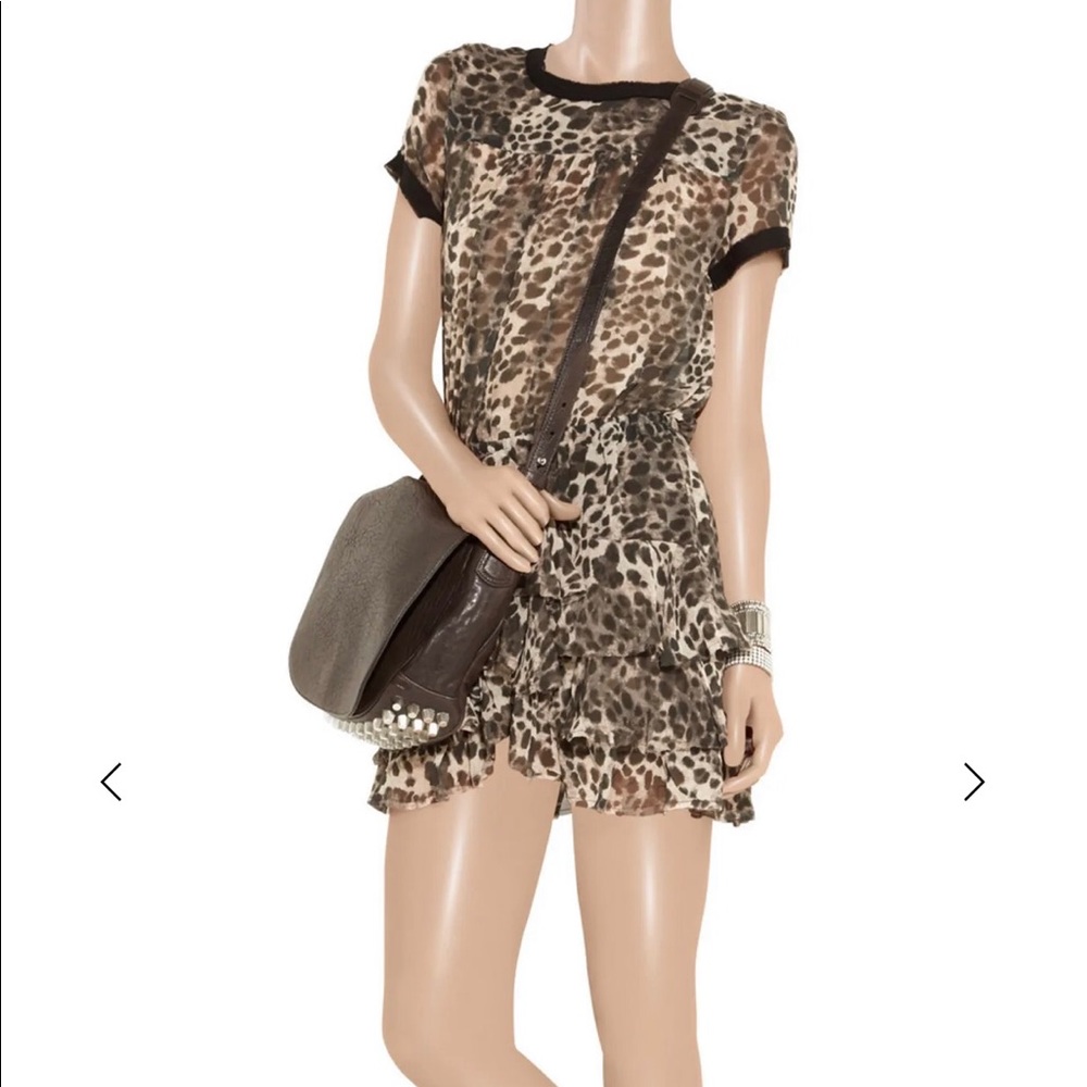 Isabel Marant Etoile Babeth Silk Mini Dress 0